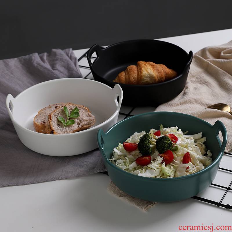 KaiGu Japanese modern marca dragon color individuality creative ceramic bowl grinding bowl dessert rainbow such as bowl meal salad bowl