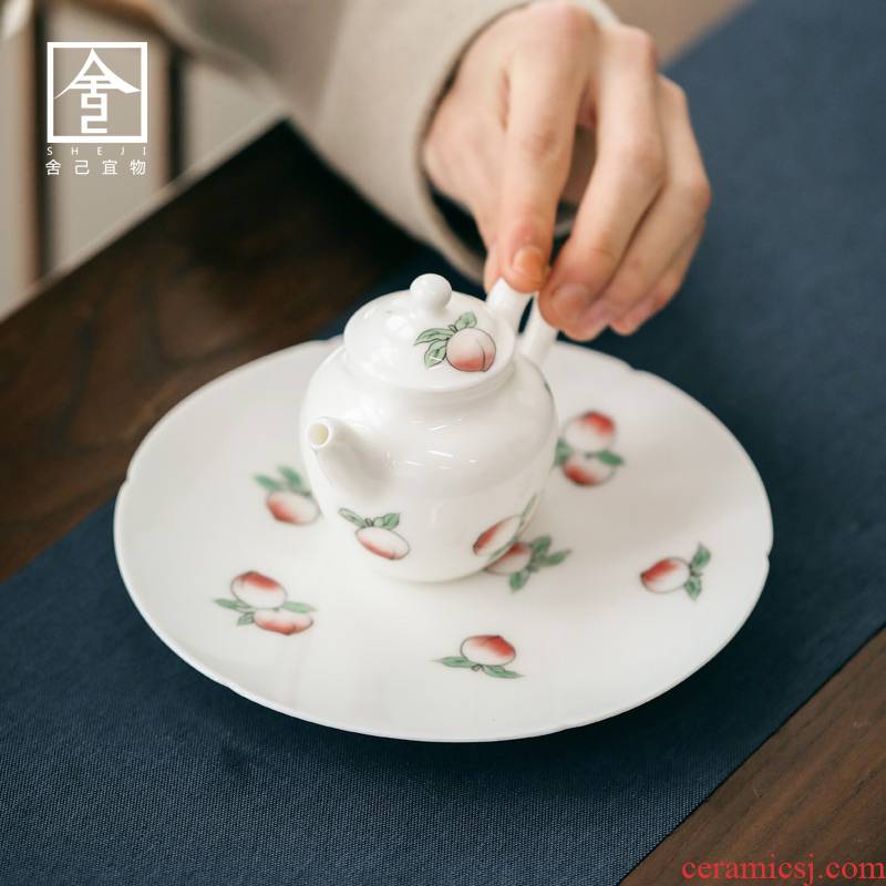 The Self - "appropriate content of jingdezhen kung fu tea pot CiHu teapot household utensils suit Japanese teapot little teapot