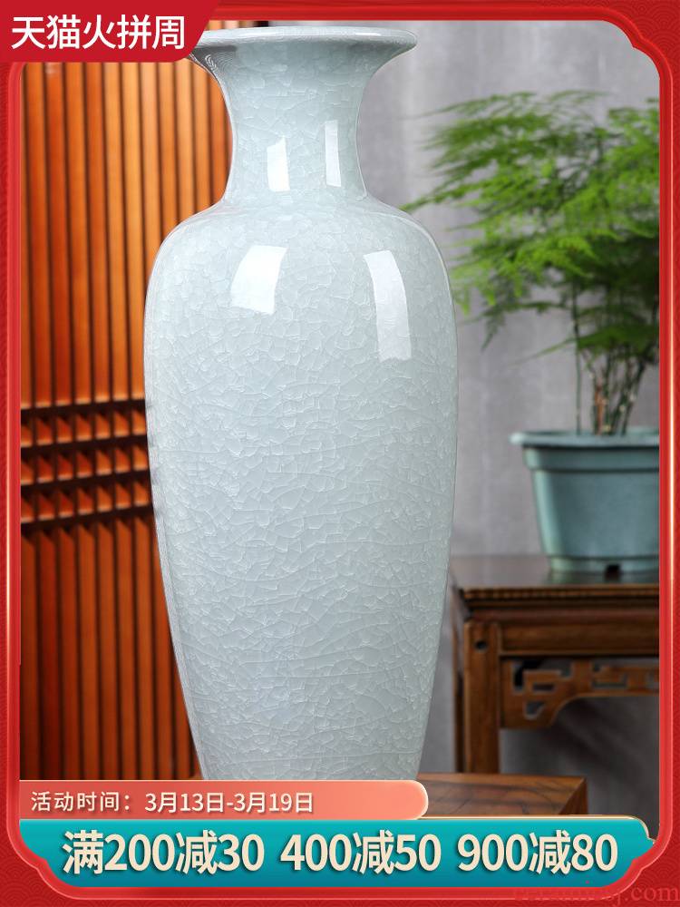 Jingdezhen ceramics place to live in the new Chinese style porch sitting room adornment large vases, ceramic crafts