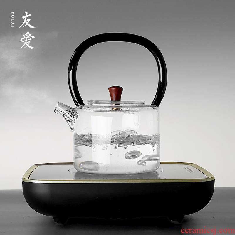 Love electric TaoLu glass kettle black tea scented tea pu - erh tea boiling pot kung fu tea salon make tea