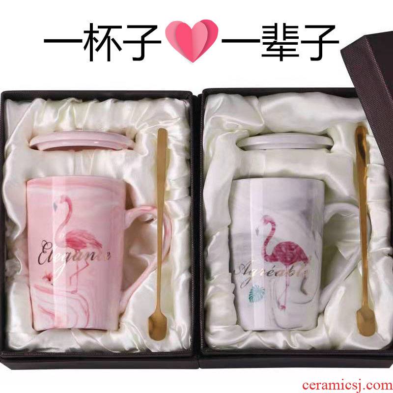 Birthday girl girlfriends creativity especially meaningful girl heart to send the boy ceramic keller cup couples