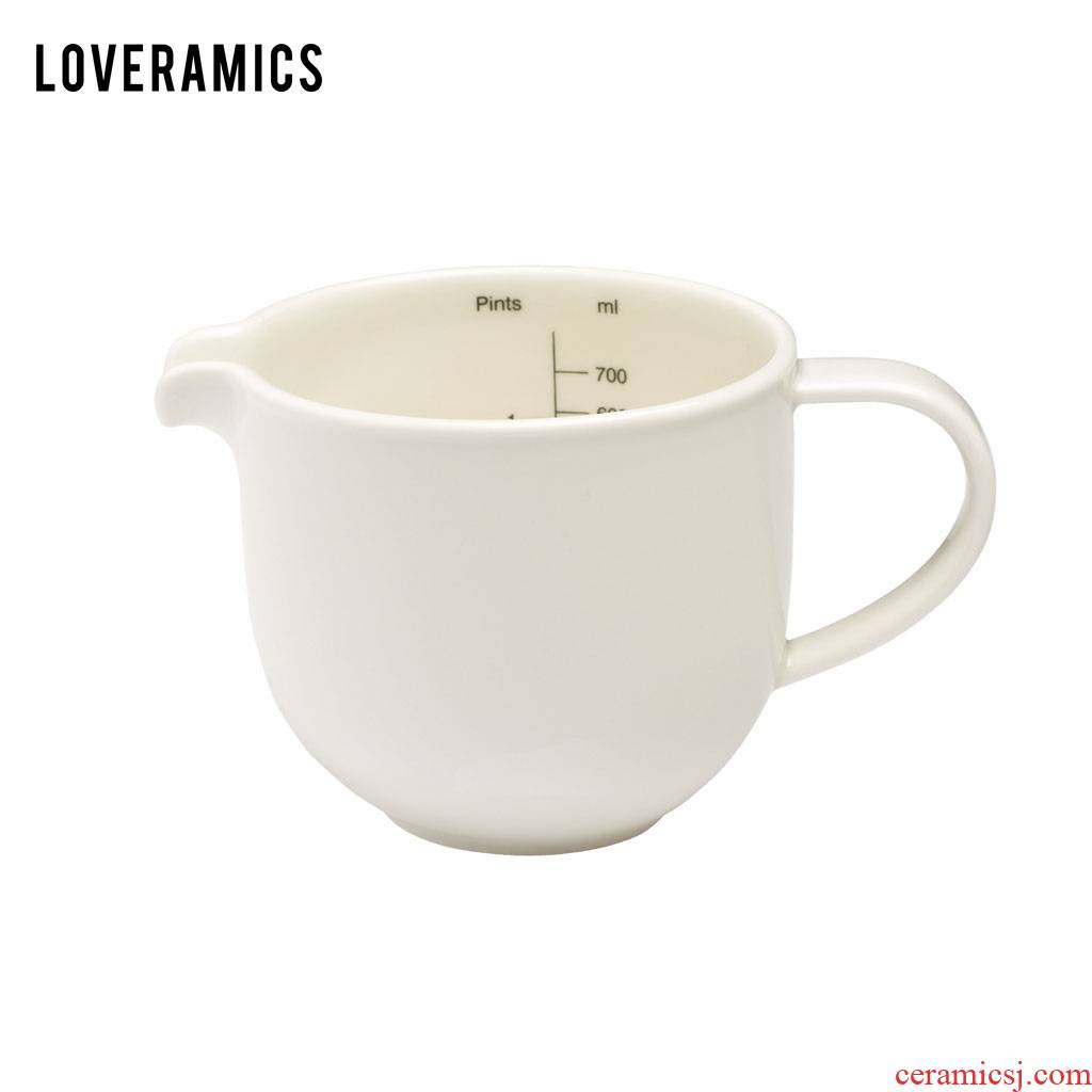 Loveramics love Mrs Dosage of beginner 's mind + 700 ml contracted home pot measure pot of ceramic cup