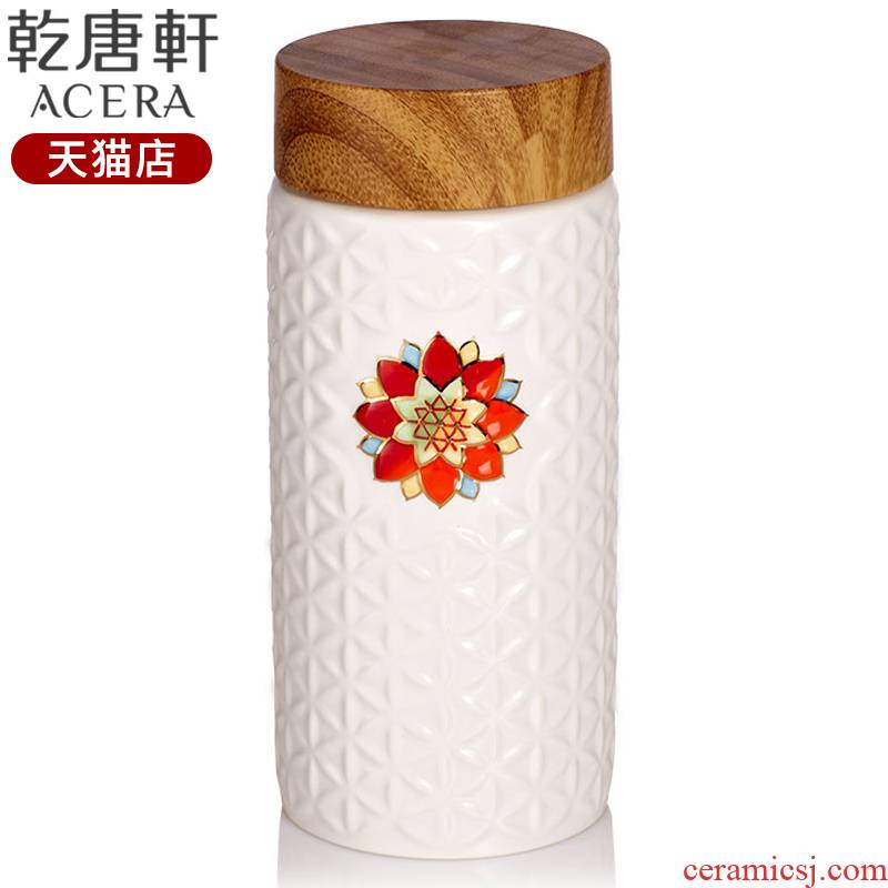 Do Tang Xuan porcelain cup the flower of life, the sunshine with a cup of single - layer 400 ml creative glass ceramic cups water