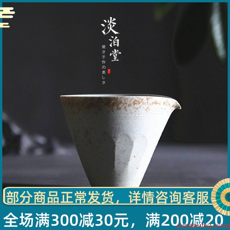 Poly real scene of jingdezhen ceramic fair hand Japanese ancient firewood cup and a cup of tea sea Japan points of tea, tea sets