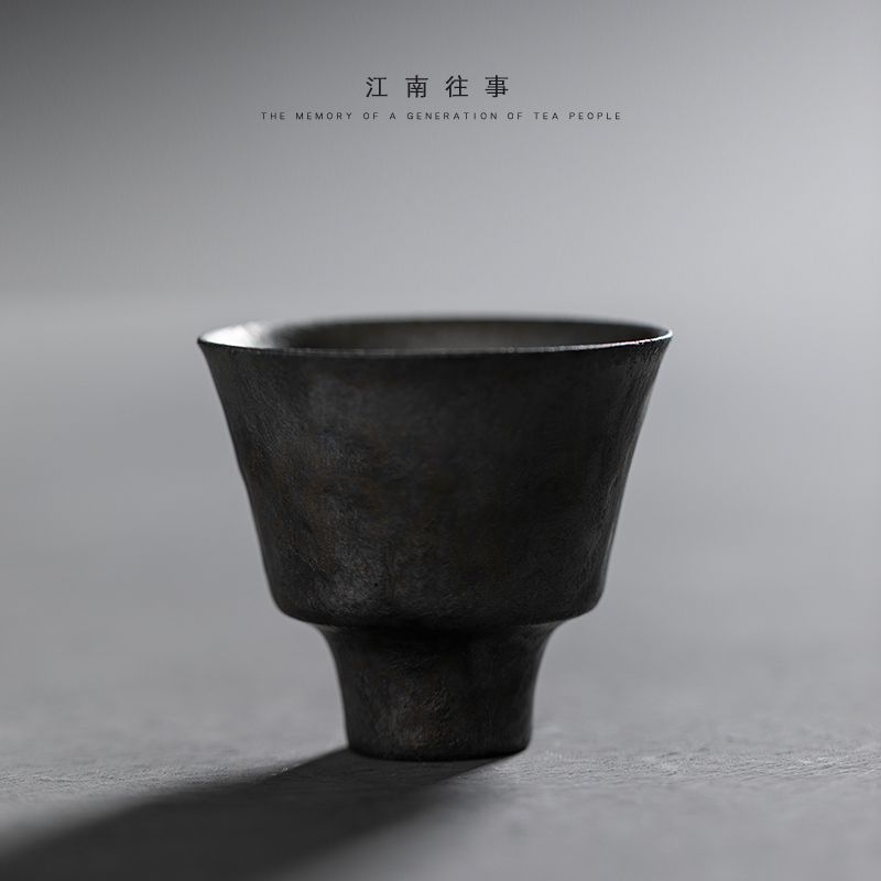 Jiangnan past ceramic cups from the single sample tea cup only Japanese vintage gold master cup lamp