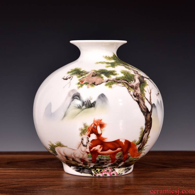 Vase living room place flower arranging modern home wine ark, adornment small place jingdezhen ceramics process