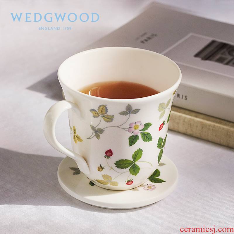 WEDGWOOD waterford WEDGWOOD wild strawberries with cover ipads porcelain mugs, coffee keller cup cup tea cups