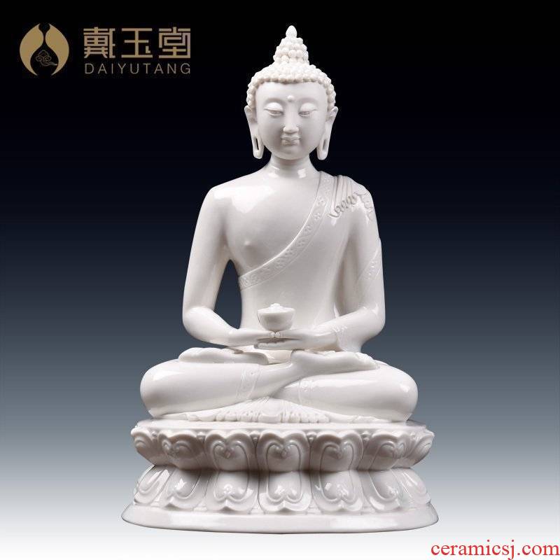 Yutang dai dehua porcelain its furnishing articles/ceramic arts and crafts of figure of Buddha amitabha white glaze D44-36 a