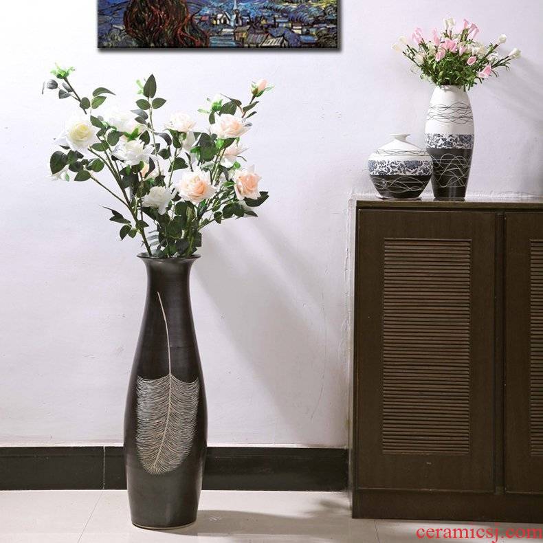 European art ceramics of large vases, jingdezhen I and contracted sitting room porch soft outfit furnishing articles