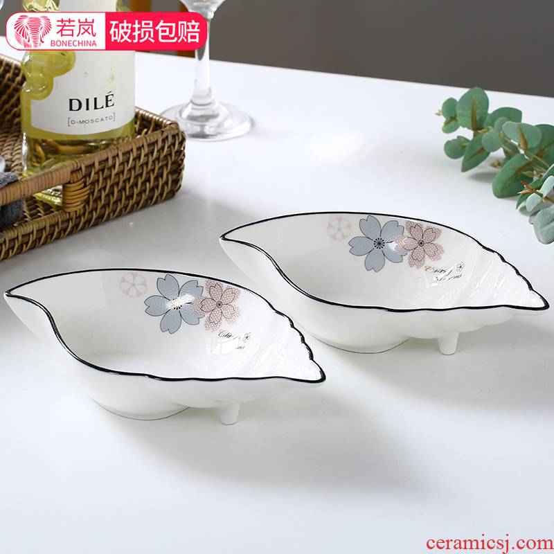 Creative ceramic plate good - & lovely alien home plate irregular dessert salad dishes individual of cold dishes