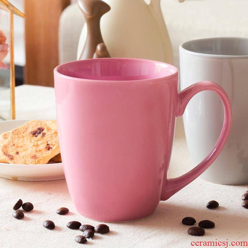 Simple, lovely keller creative move female ceramic coffee cup cup suit household brush my teeth gargle cup