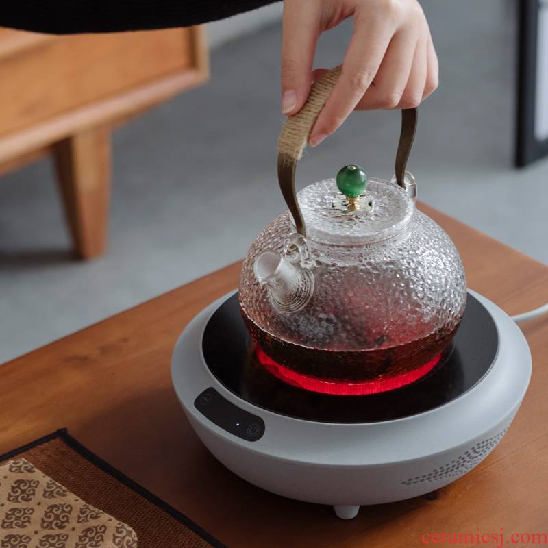 Small sit electric TaoLu home cooked tea tea set electric thick clay POTS special Small boil water glass teapot tea stove suits for