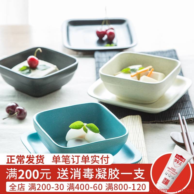 Jian Lin, a Japanese creative ceramic dessert bowl of fruit bowl of porridge for breakfast bowl of ice cream dessert dishes Nordic tableware