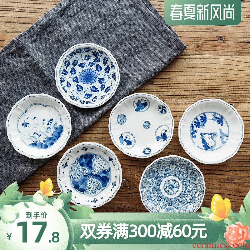 Japanese household ceramics small dishes flavor dish of soy sauce dish dish dish vinegar dessert plate of dish dish snack plate