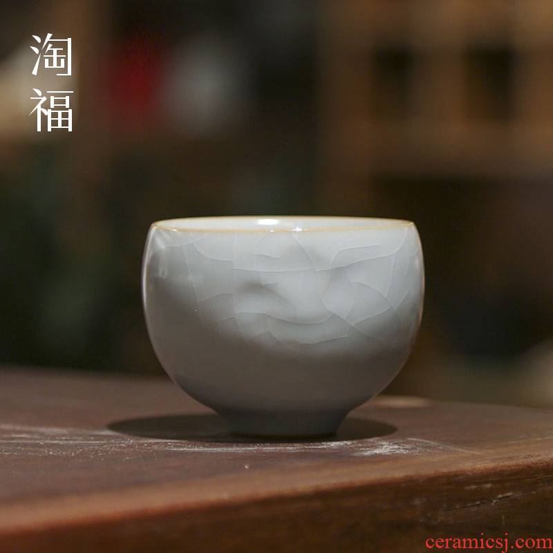 If the mountain ore agate into glaze your up ceramic cups master cup sample tea cup household kung fu tea set single CPU trumpet