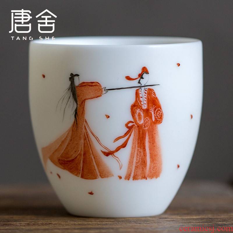Don difference up big journey to the west, sun wukong was hand - made white porcelain kung fu tea cups large master cup single cup sample tea cup ceramics