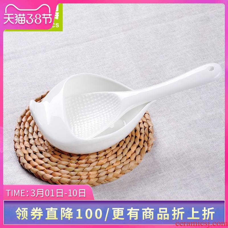 Think hk rice cooker rice ladle ceramic dozen rice ladle non - stick Japanese rice ladle South Chesapeake supporting frame suits for