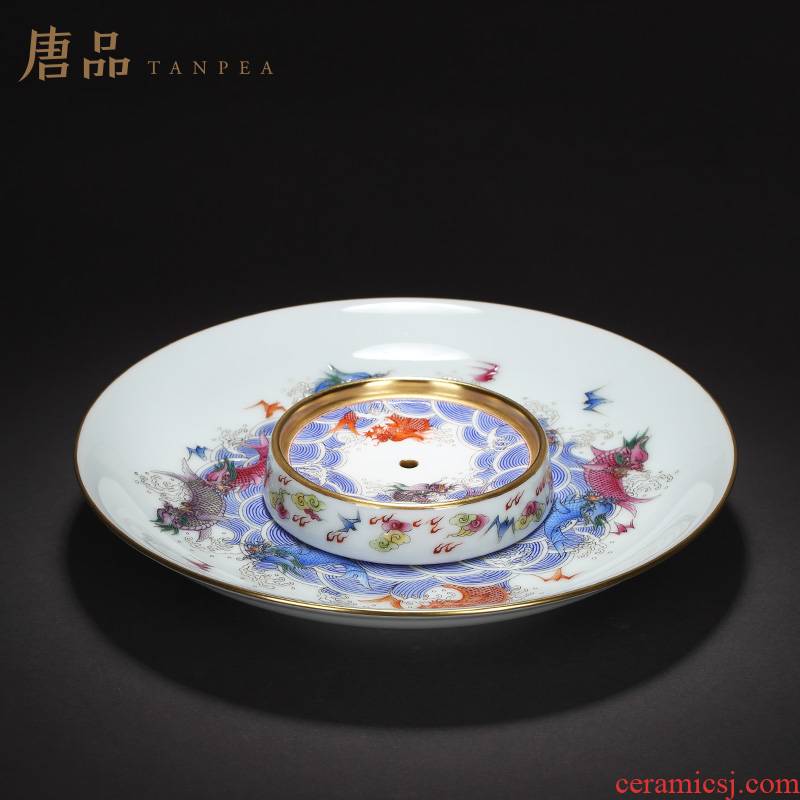Colored enamel pot bearing benevolent therefore sea grain dry mercifully jingdezhen ceramic dragon keep the teapot Taiwan antique pot