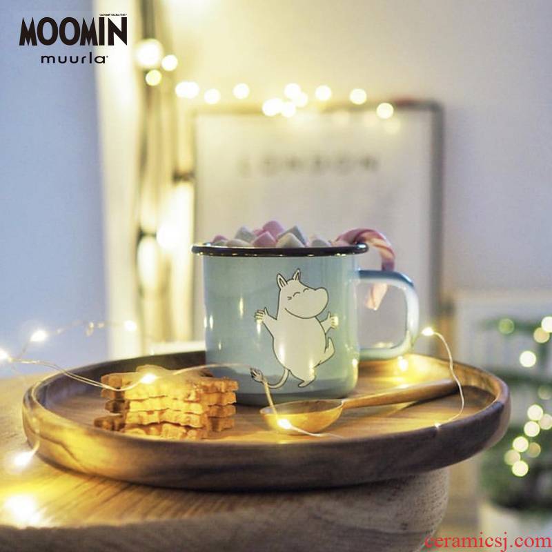 The Nordic enamel mugs moomin cup coffee cup getting express it in children