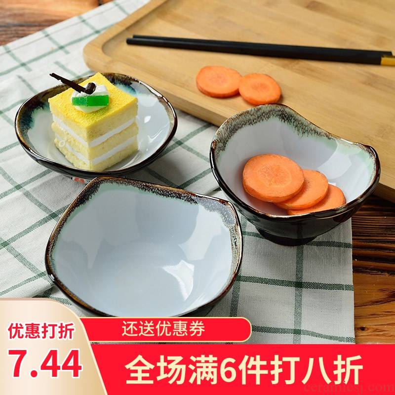 Three Korean ceramics, creative features job home dessert bowl of fruit salad bowl single lovely tableware