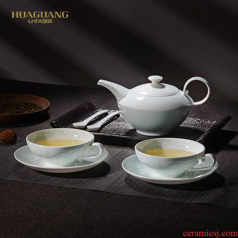 Uh guano celadon ceramics China bing xin okho kung fu tea set