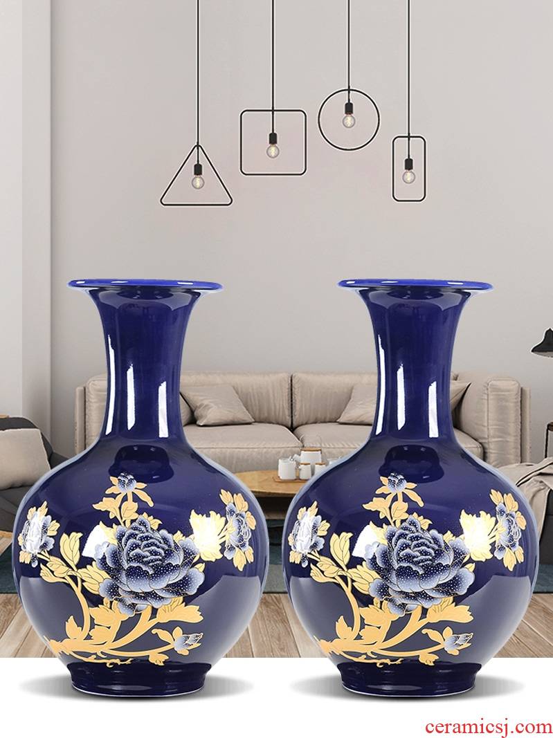 Ceramic vase furnishing articles furnishing articles flower arrangement of I and contracted wine sitting room adornment household act the role ofing is tasted ins plugged into the vase