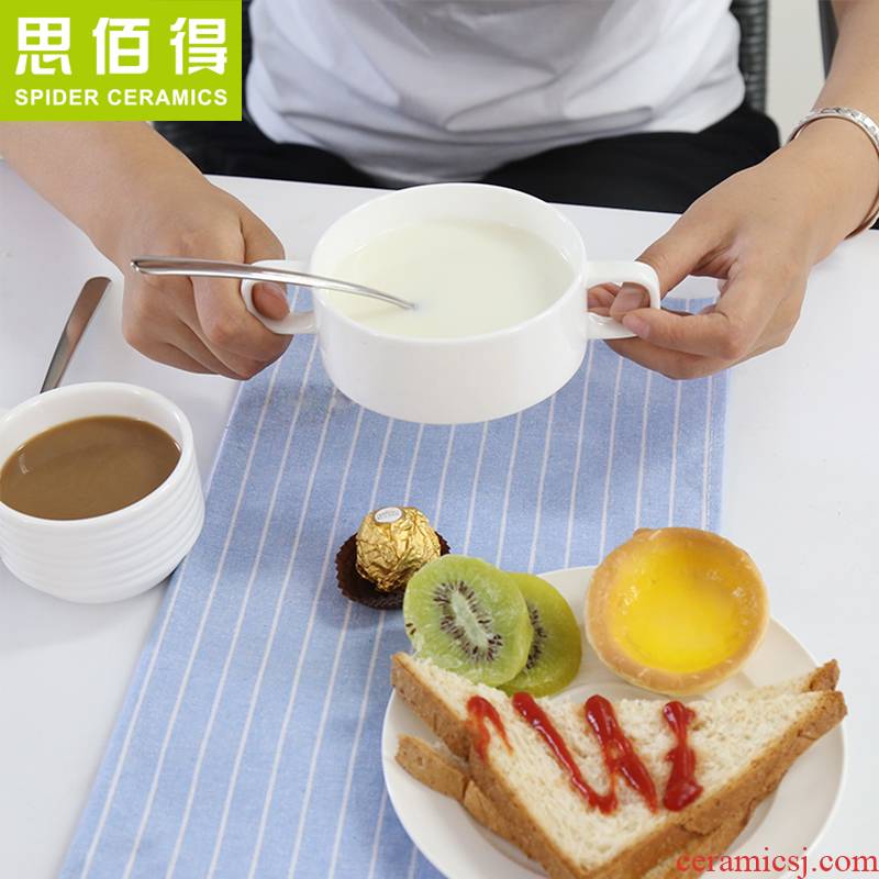 Think hk to ipads porcelain ear soup bowl steamed egg paella baking them children breakfast western dessert pudding bowl