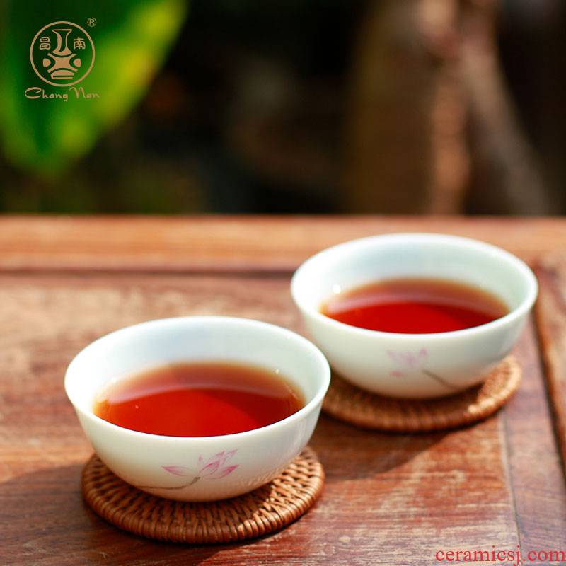 Chang south jingdezhen ceramic kung fu tea cups personal single CPU hand - made master cup sample tea cup tea cup