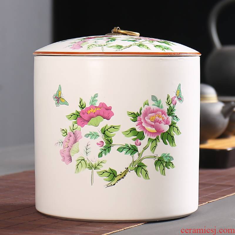 Devoted to inflammation caddy fixings ceramic household receives large waking box of pu 'er tea cake tins storage POTS of tea set