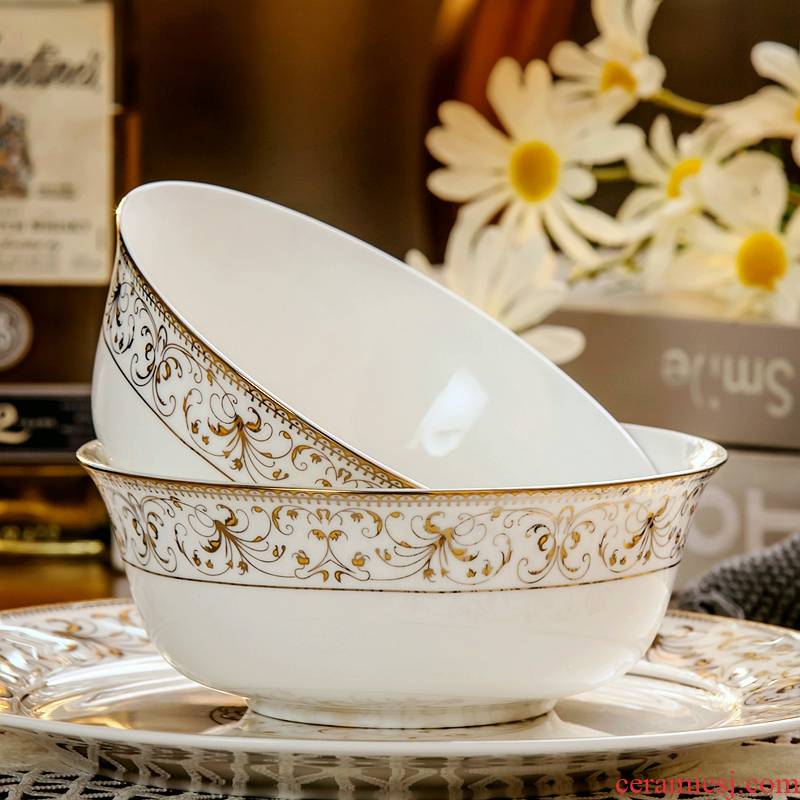 Creative ipads bowls bowl of soup bowl 6 inches rainbow such use European ceramic bowl of rice bowls microwave tableware