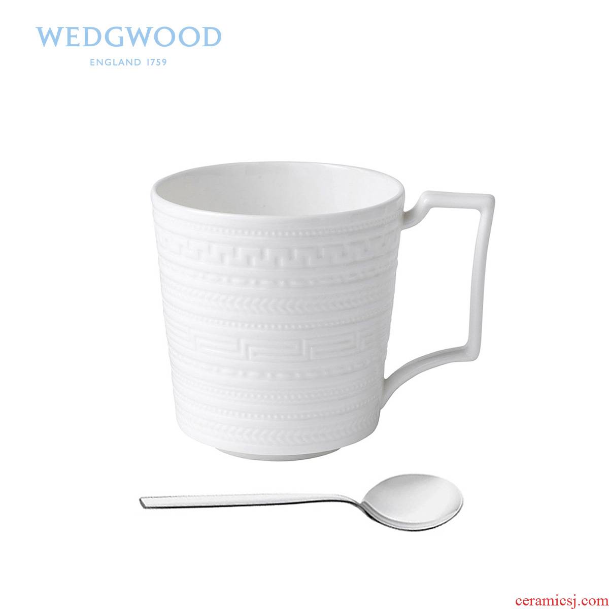 WEDGWOOD waterford WEDGWOOD Italian embossed mugs ipads China cups European coffee cup tea cup gift box