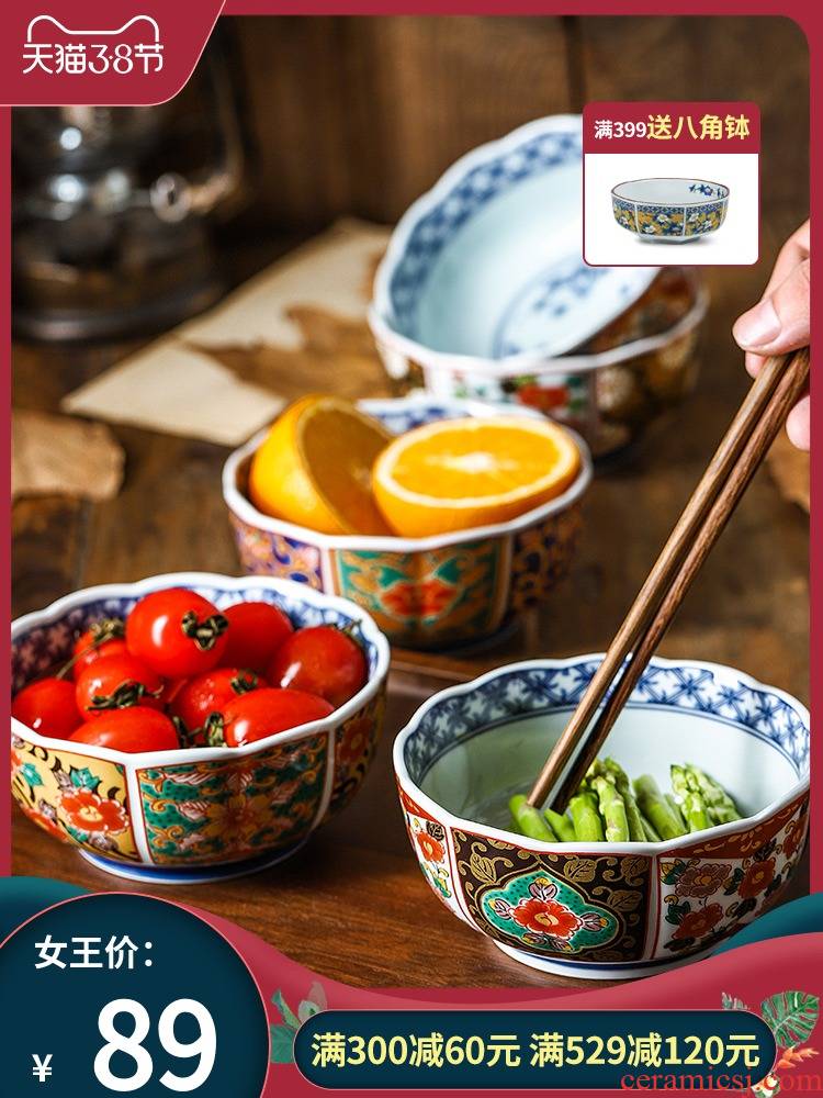Love'm make tian 焼 ceramic tableware imported from Japan Japanese rice bowls bowl bowl dessert bowl of porridge multi - purpose use