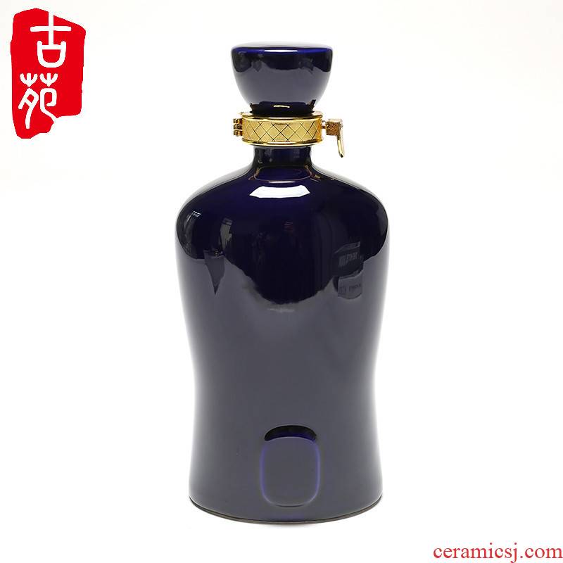 The ancient garden jar liquor jugs it with cover a kilo pack hanging glaze purple ceramic containers wine bottle collection