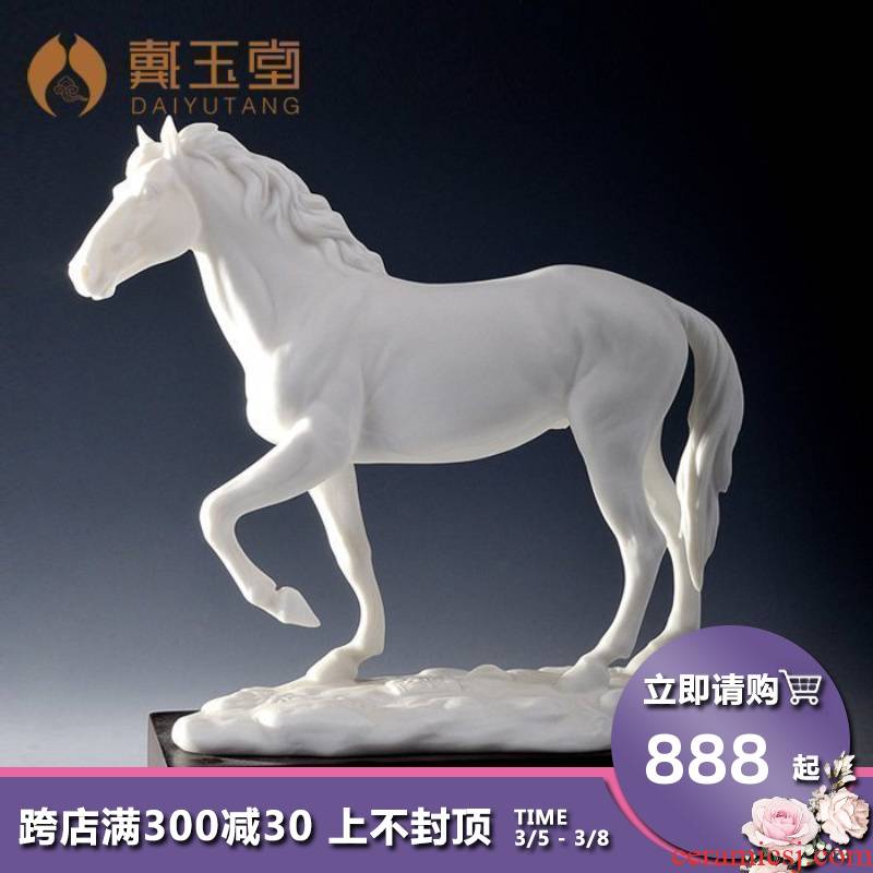 Yutang dai jian - quan Lin master horse home furnishing articles/holiday business gifts ceramic its popping D07-02