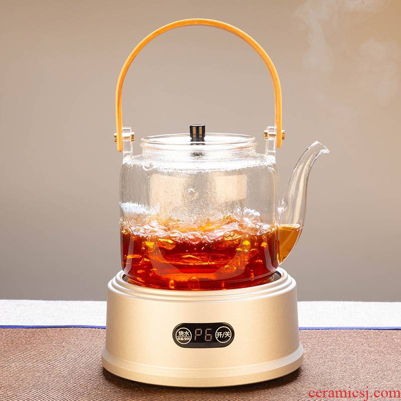 XUANYU/hin reputation ceramic glass tea kettle cooking household automatic steam the single steaming pot of tea, the electric ceramic