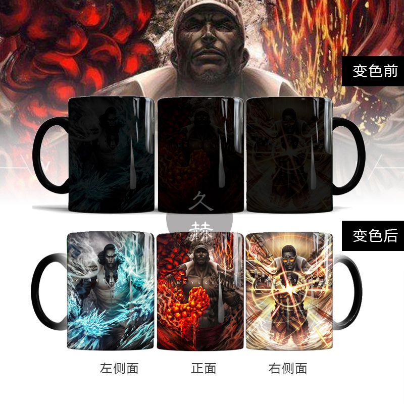 Trill pirates Wang Ding system of color changing mugs ceramic coffee cup water cup milk cup gift students office