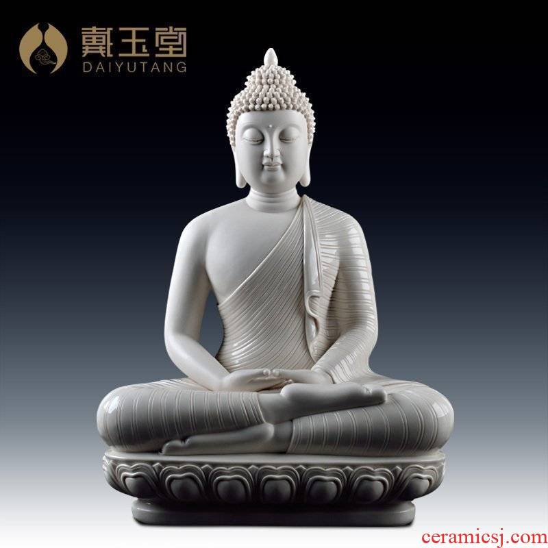Yutang dai dehua porcelain its in southeast Asia figure furnishing articles/Thai Buddha white D34-09