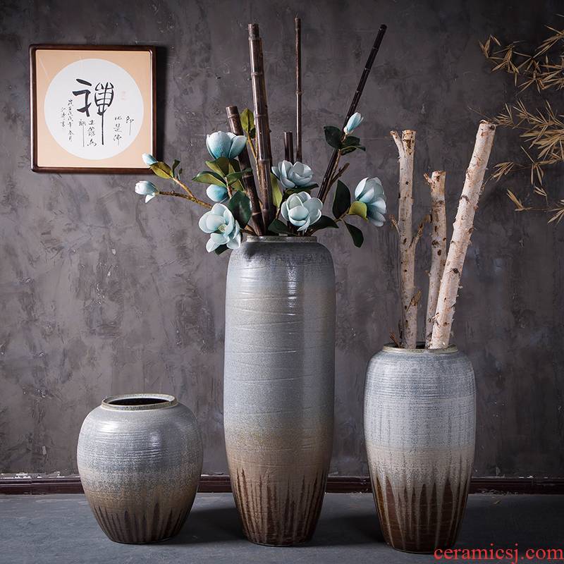 Vase furnishing articles flower arranging large sitting room be born American Chinese I and contracted Europe type flower arrangement of jingdezhen ceramics