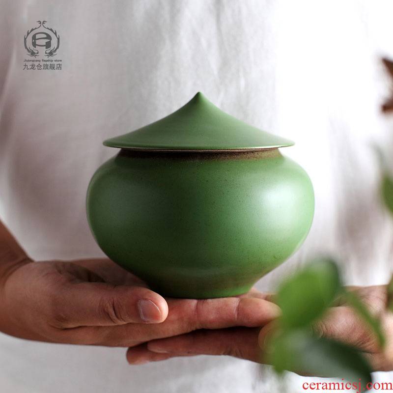 DH coarse pottery checking caddy fixings general storage POTS store receives jingdezhen ceramics creative green tea pu - erh tea pot