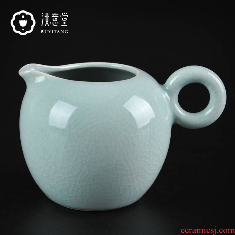 Your up porcelain tea fair keller, ceramic head points of tea ware fair cup high - capacity kung fu tea accessories household