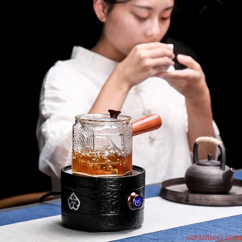 Small electric TaoLu boiled tea, the tea stove glass automatic steam old who mandarin orange, white tea, we make a pot of black tea