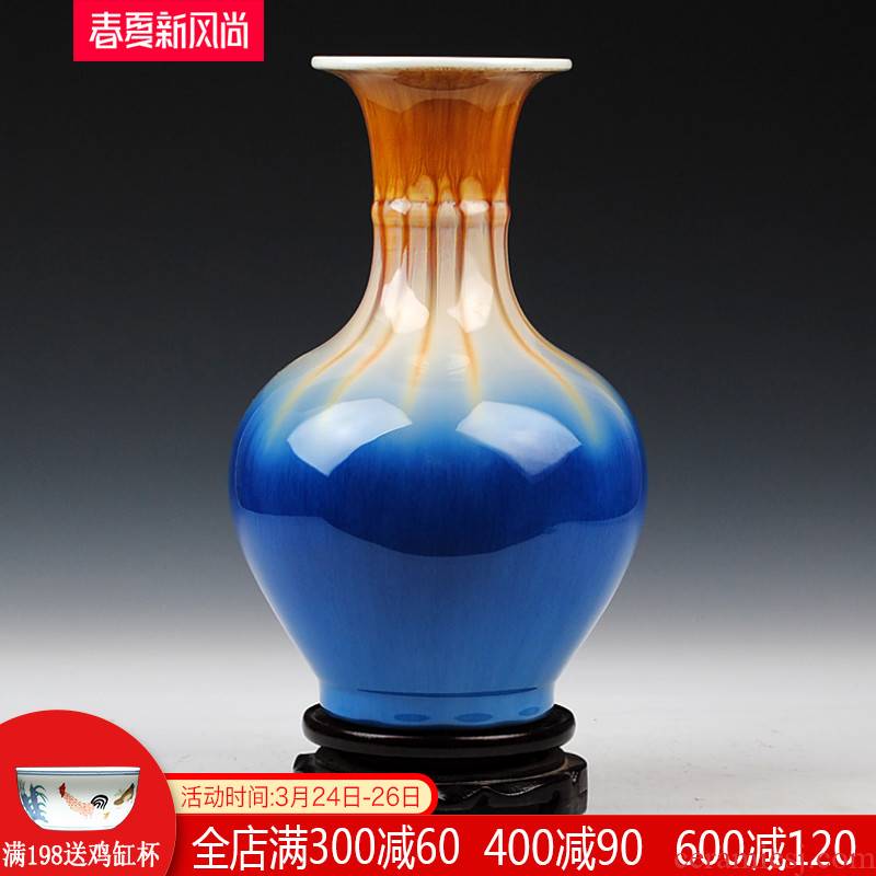 Restoring ancient ways of jingdezhen ceramics antique vase borneol up crack glaze furnishing articles home decoration decoration