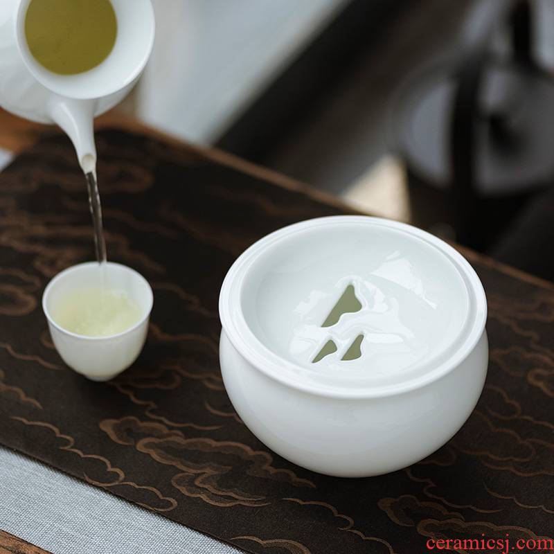 Good thing JingLan tea with jingdezhen ceramics by hand tea tea lotus series of yunshan built water with white porcelain jar