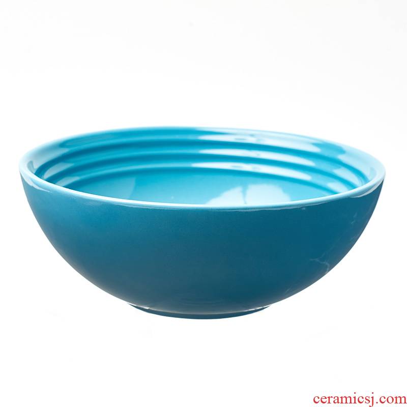 France 's Le Creuset/cool color 16 cm large cereal bowl rice bowls stoneware small bowl dessert bowl