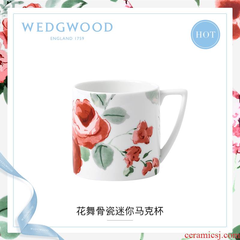 WEDGWOOD waterford WEDGWOOD flower dance ipads China mugs European - style coffee cup cup household glass cup