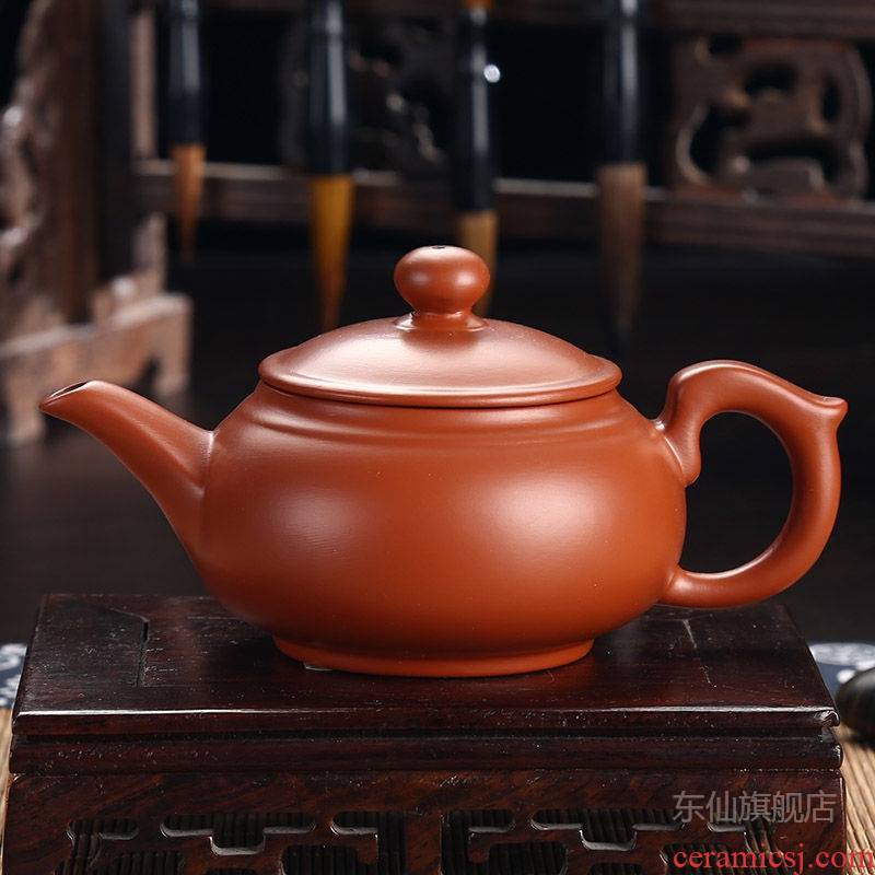 Yixing it manual chaozhou mud kung fu tea famous xi shi zhu teapot stone gourd ladle pot of tea