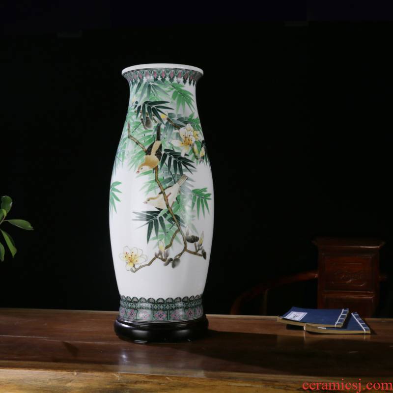Under the glaze porcelain good send vase color desk mesa of the sitting room porch ark, home furnishing articles business gifts