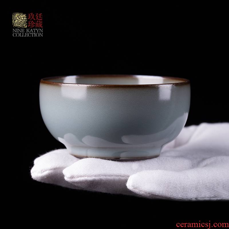 About Nine katyn all hand up with glaze teacup jingdezhen ceramic cup master cup Chinese style kung fu tea set sample tea cup individuals