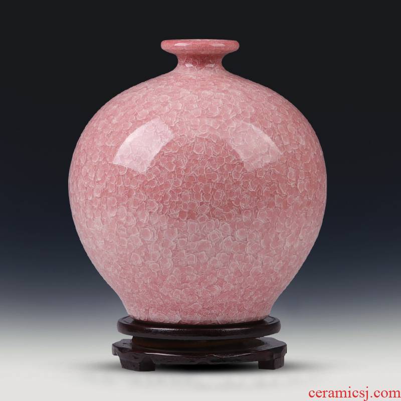 Porcelain of jingdezhen ceramic vase flower arranging archaize sitting room of Chinese style household act the role ofing is tasted TV ark, Porcelain bottle furnishing articles