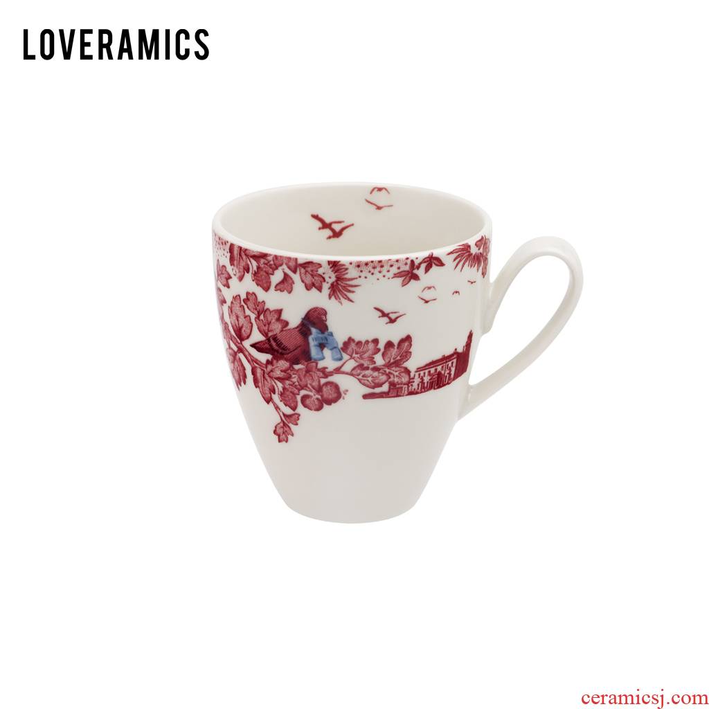 Mrs Loveramics love fantasy forest under the glaze color 420 ml of ceramic cup tea cups of milk
